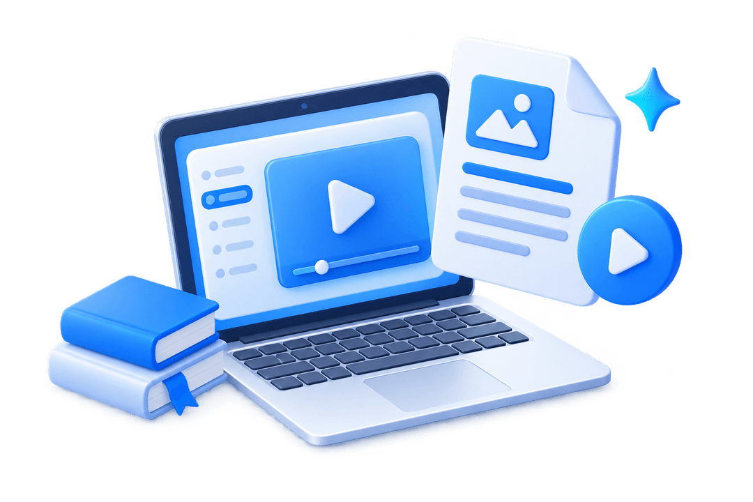 Digital resources illustration